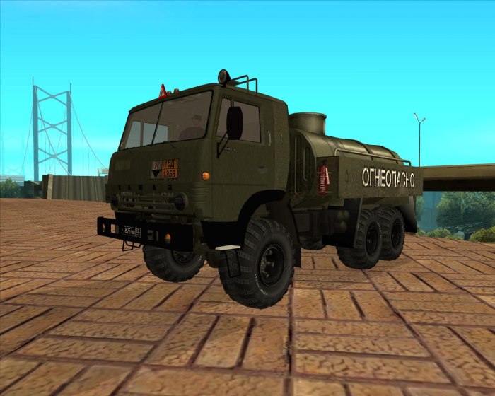 КАМАЗ военный для ГТА са