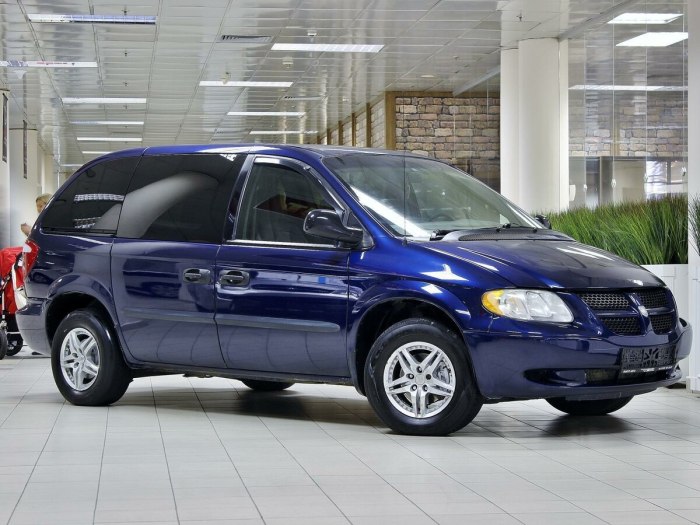 Dodge Caravan 4 синий