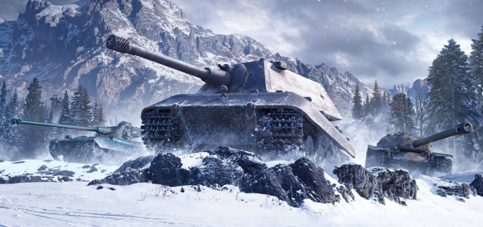 Е-100 танк в World of Tanks