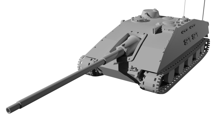 Jagdpanzer e 100 сбоку
