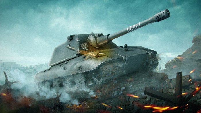 Танки блиц е 100