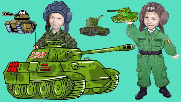 Танкист для детей