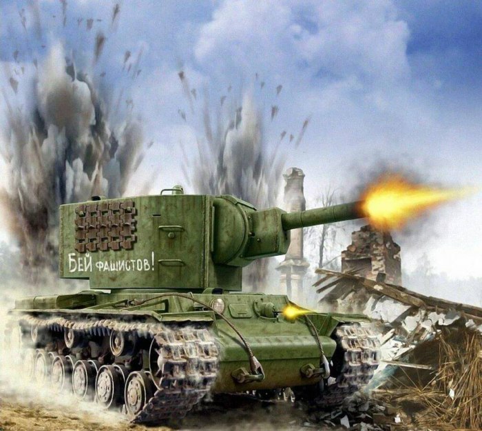 Танк второй мировой войны кв2