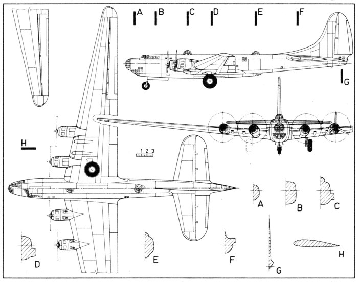 Чертёж самолёта хв-1