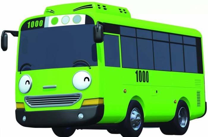 Тайо синий автобус