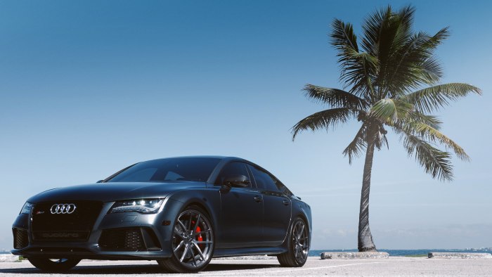 Audi rs7 черная