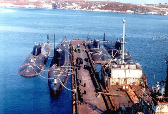 Гремиха Мурманская база подводных лодок