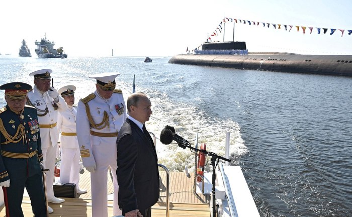 Владимир Путин РФ президент морской флот