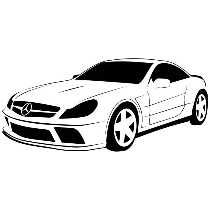Автомобиль векторный рисунок