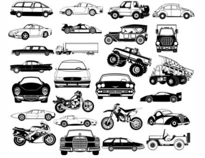 Автомобиль чб