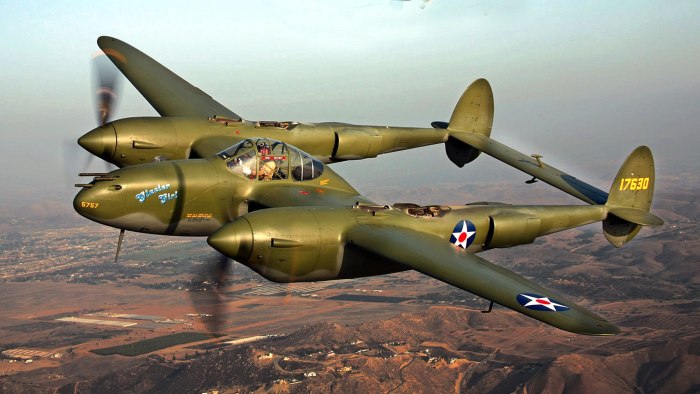 P-38 Лайтнинг шасси