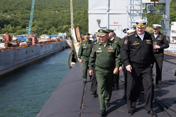 База подводных лодок Тихоокеанского флота в поселке Рыбачий