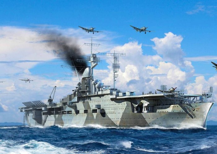 06709 Флот German Navy aircraft Carrier DKM Graf Zeppelin (1:700)