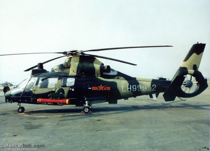Китайский вертолет z20f