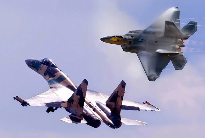 F 22 Raptor против Су 35