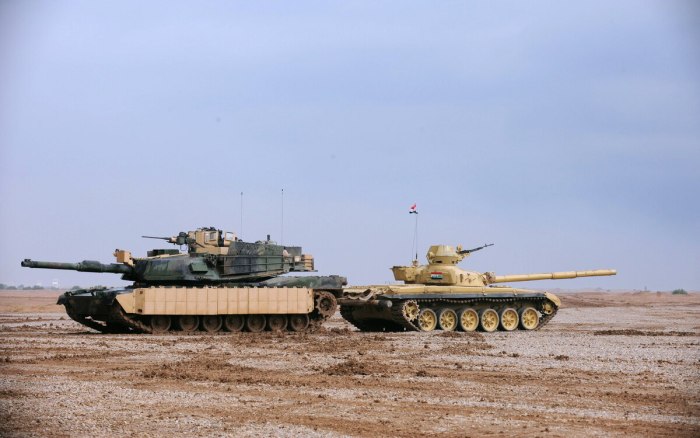 Абрамс и т72