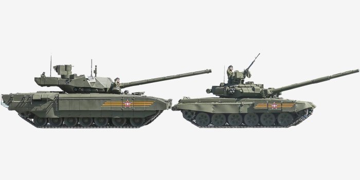 Т-14 Армата и т-90
