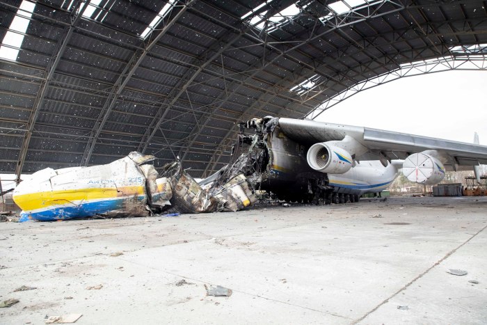 АН-225 Мрия уничтожен