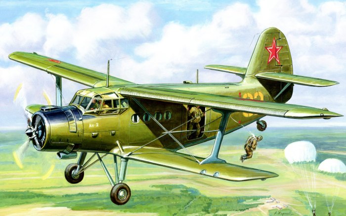 Военный самолёт СССР кукурузник