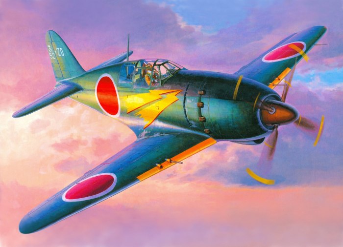 Самолет Mitsubishi j2m3 Raiden
