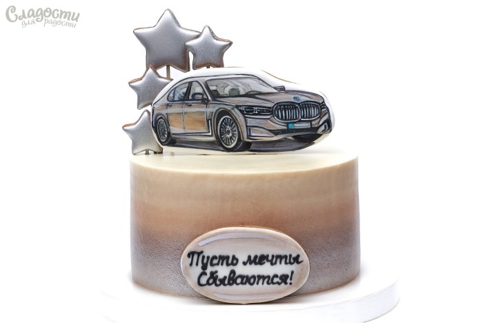 Торт с машиной для мужчин