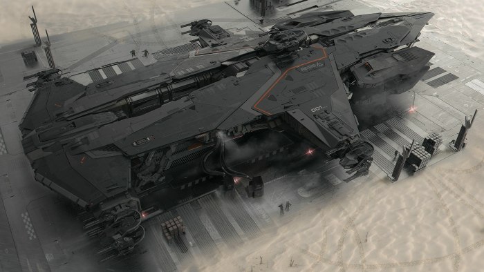 Десантный космический корабль Star Citizen