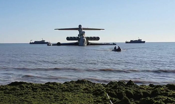 Экраноплан Лунь Дербент 2020