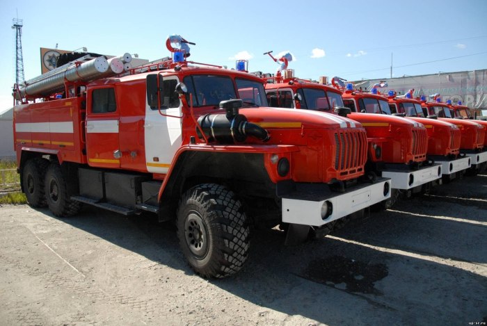 Урал 4320 пожарный