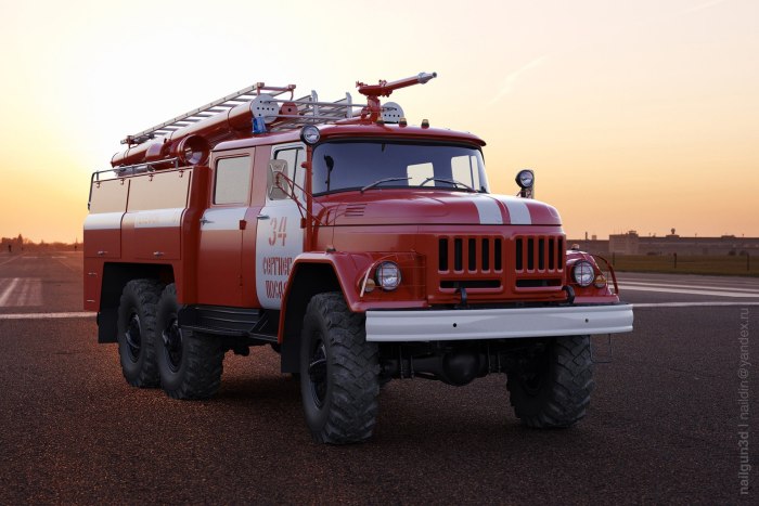 Пожарный автомобиль ЗИЛ 131 АЦ-40