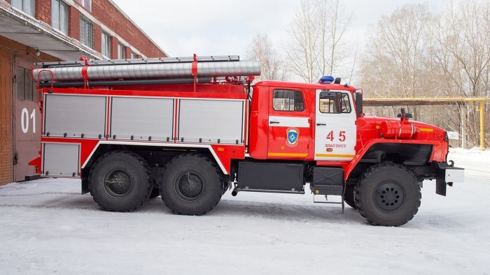 Пожарная машина Урал 5557