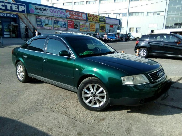 Ауди а6 c5 зеленая