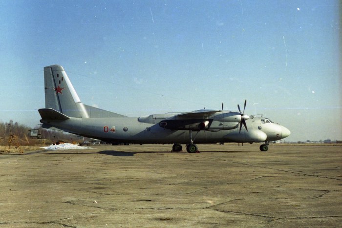 Военный самолет АН 24