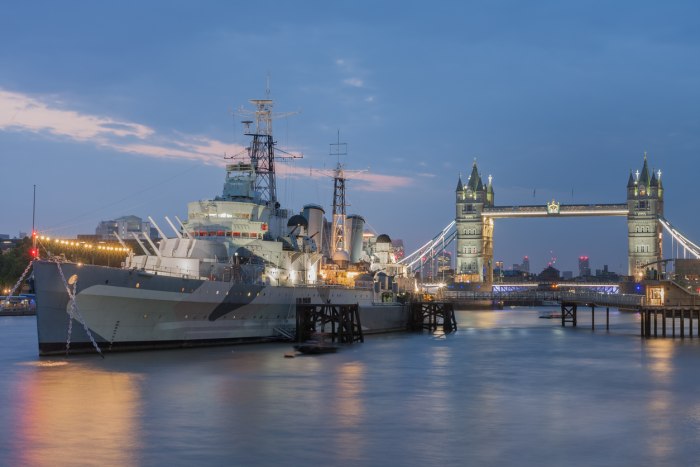 HMS Belfast в Лондоне