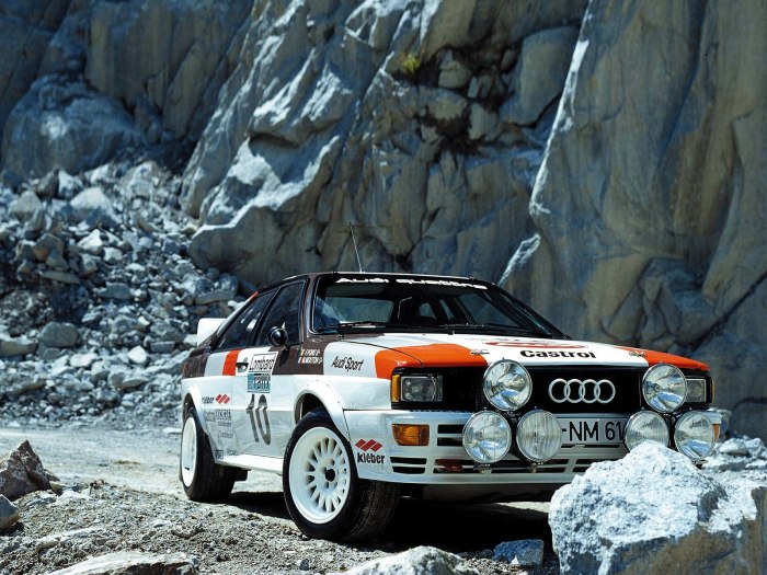 Audi 80 quattro ралли