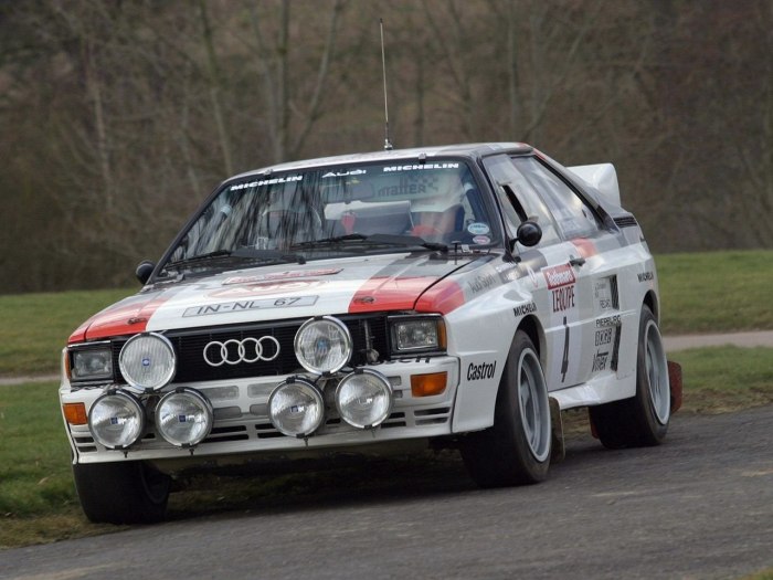 Audi 80 quattro Coupe ралли