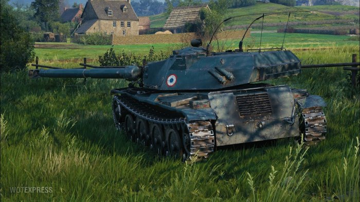 Французский танк Bourrasque