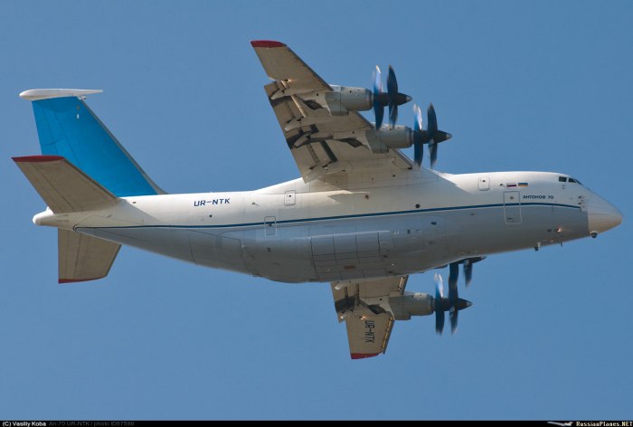 АН-27 военно-транспортный самолёт