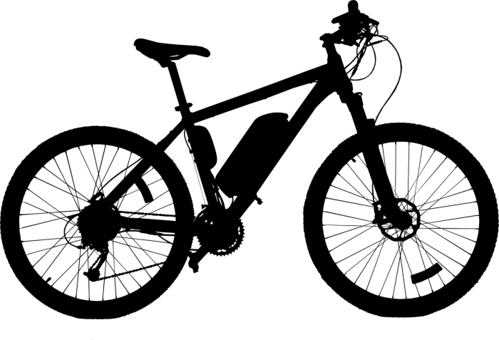 Vector siluet велосипед