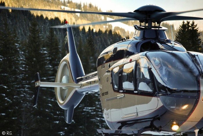 Вертолет Eurocopter ec135 внутри