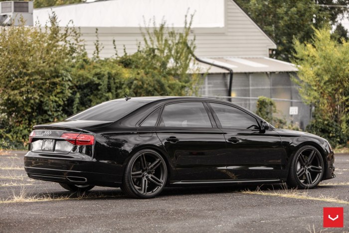Audi s8 d4 Black Wheels