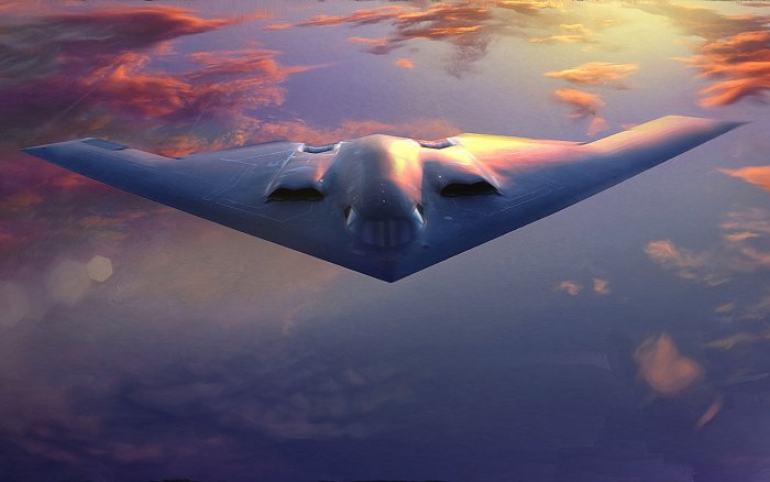 Б-2 spirit стелс бомбардировщик