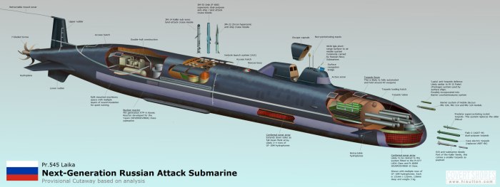 Подводная лодка проекта 885 «ясень»
