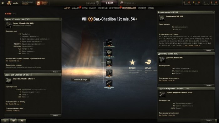 Танк bat.-Chatillon 12t mle