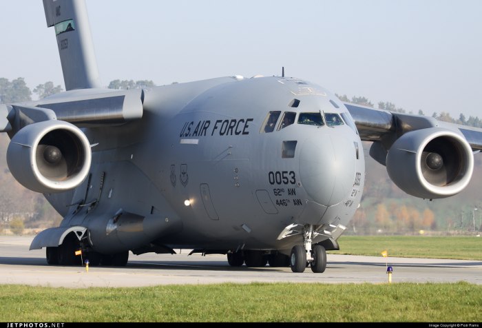 Boeing c-17a Globemaster III ВВС США