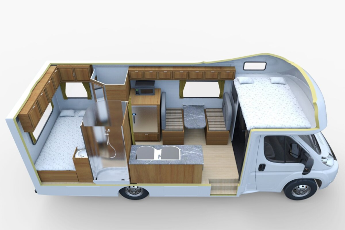 Кемпер Nord Star Eco 180 планировка