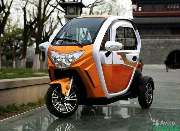 Электротрицикл с крышей Fei nuo 5