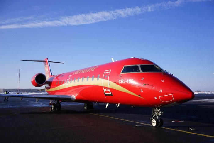Самолет РУСЛАЙН Бомбардье CRJ-100/200