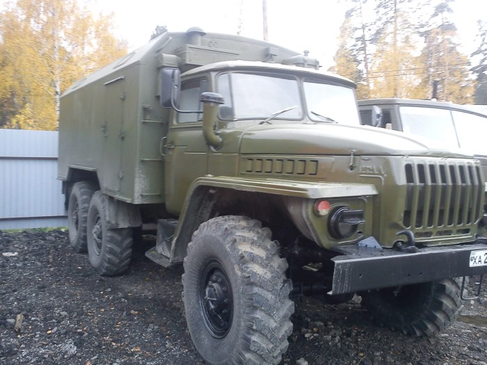 Урал 4320 светомаскировка
