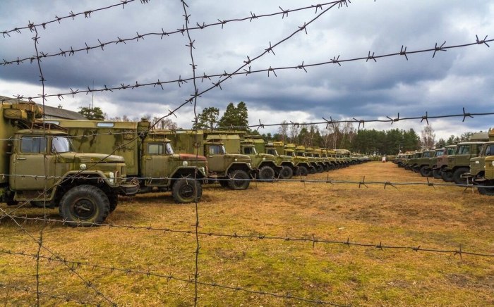 Военная техника на хранении