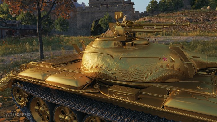 World of Tanks золотой Type 59